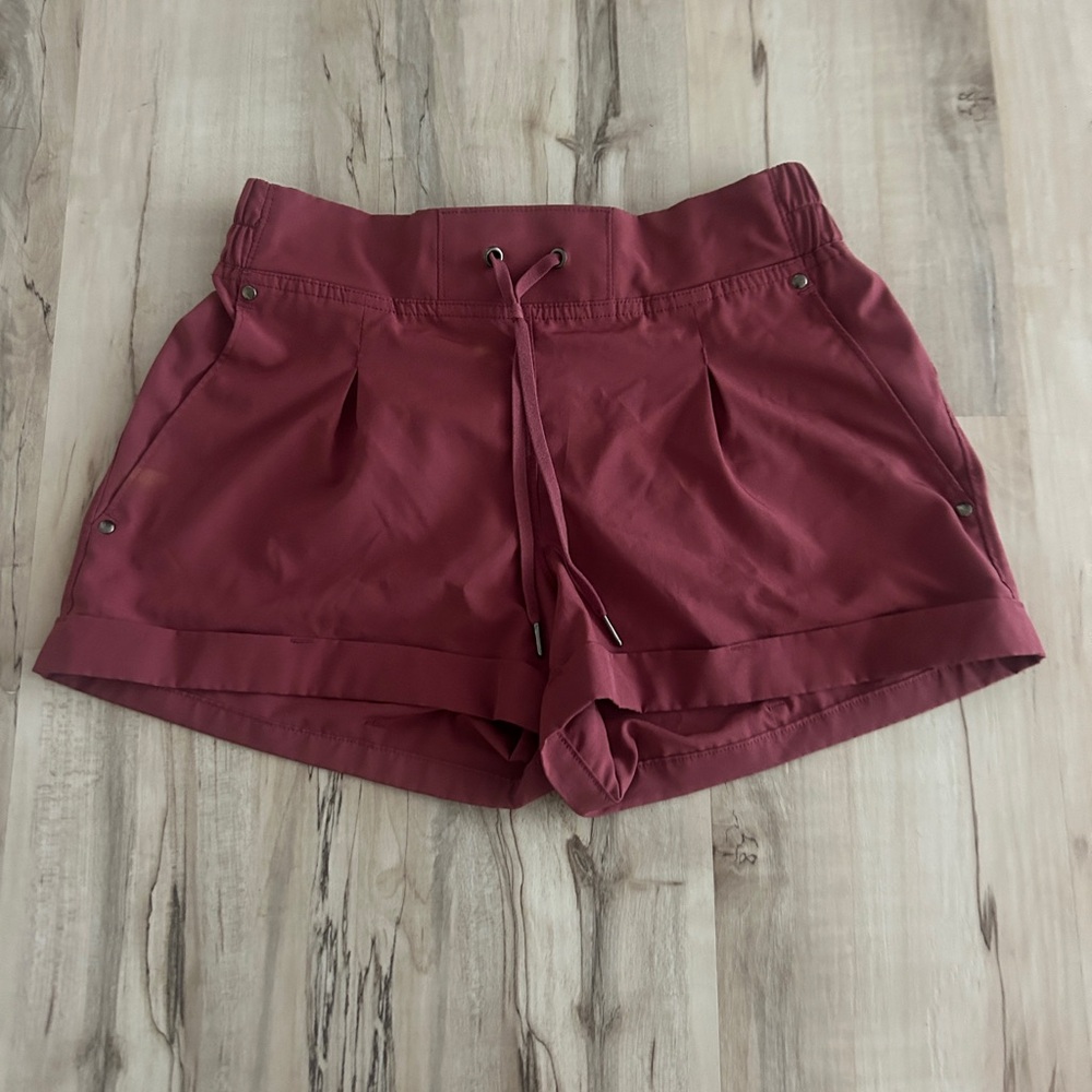 Women's Burgundy Shorts